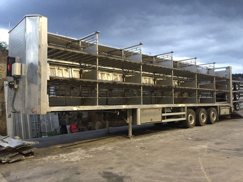 Livestock transport body repair